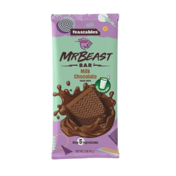 Chocolates Mr Beast Bar Milk Chocolate NPM 60g 10