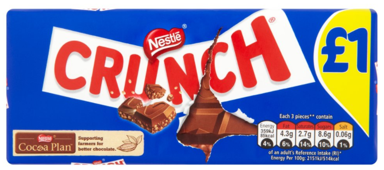 Chocolates Nestle Crunch PM 1.00 - 16
