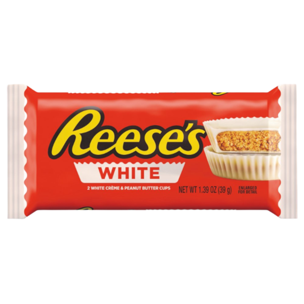 Chocolates Reeses White Peanut Butter Cup NPM 39.5g 24