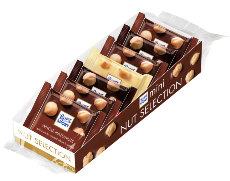 Chocolates Ritter Sport Mini Nut Perfection Trays NPM 116g-7s 12