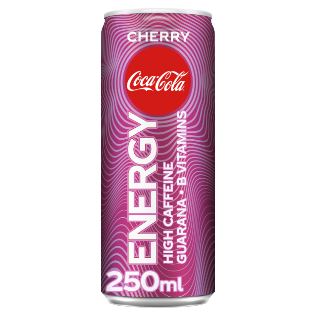 Coke Energy Cherry 250ml x 12 - (Can)