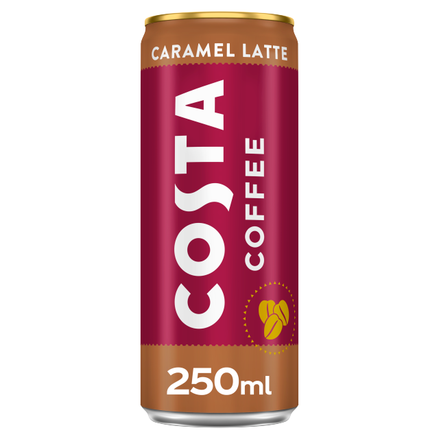 Costa Coffee Caramel Latte 250ml x 12 - (Can)