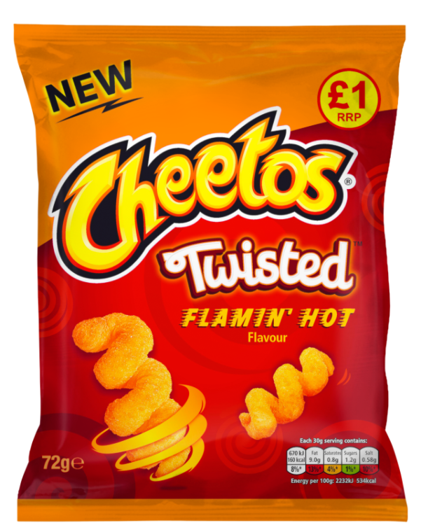 Crisps Cheetos Twisted Flamin Hot PM 1.00 - 12