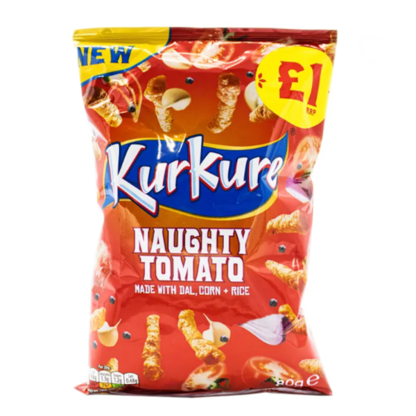 Crisps Kurkure Naughty Tomato PM 1.00 80g 15