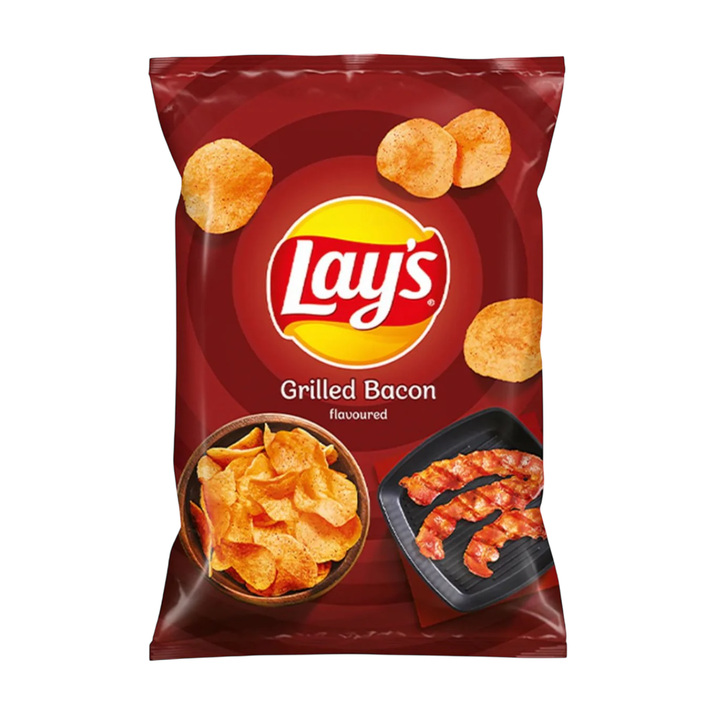 Crisps Lays Grilled Bacon NPM 130g 21