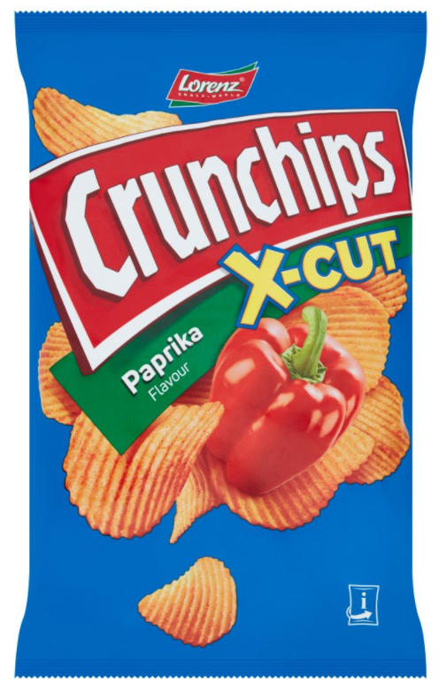 Crisps Lorenz Crunchips X Cut Paprika NPM 85g 12