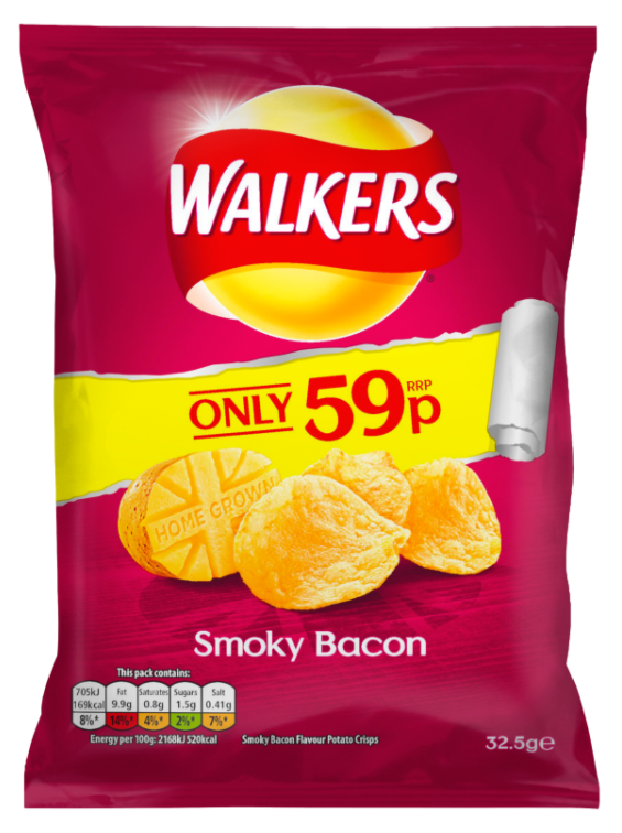 Crisps Walkers Smoky Bacon PM 0.59 - 32