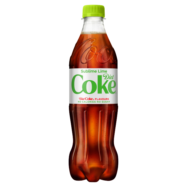 Diet Coke Sublime Lime 500ml x 12 - (Bottle)