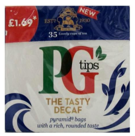 Groceries Tea PG Tips DeCaff PM 1.69 35s 6