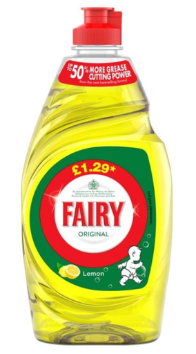 [Hous-All-SE-6932] Households Washing Liquid Fairy Lemon Yellow PM 1.29 433ml 10