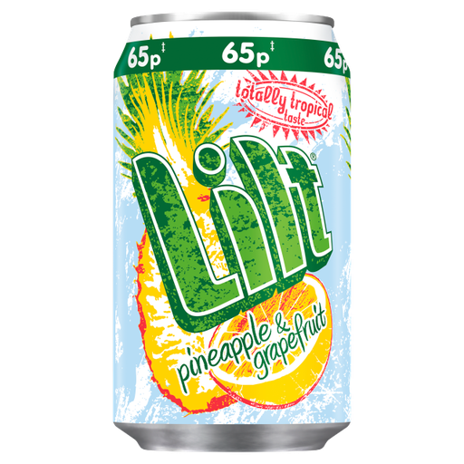 [Lilt-All-SE-6954] Lilt Pineapple and Grapefruit 330ml x 24 - PMP 65p (Can)