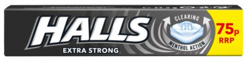 [Loze-All-SE-6980] Lozenges Halls Extra Strong Black PM 0.75 670g-33.5g 20