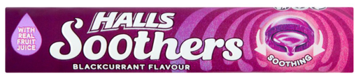 [Loze-All-SE-6961] Lozenges Soothers-Halls Real Blackcurrent NPM 45g 20