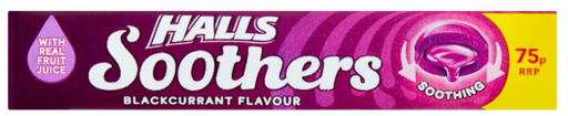[Loze-All-SE-6981] Lozenges Soothers-Halls Real Blackcurrent PM 0.75 45g 20