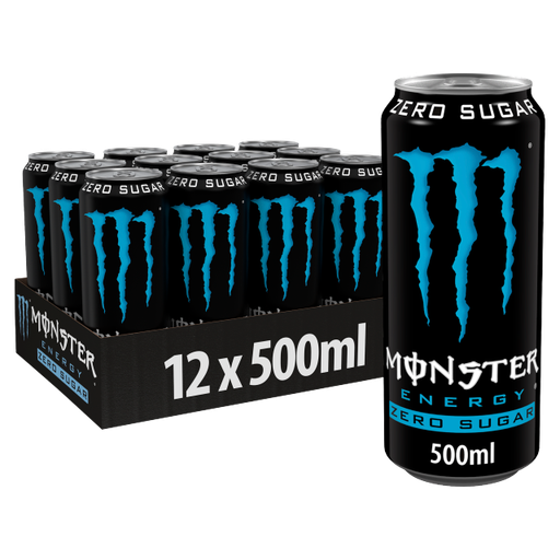 [Mons-All-SE-7013] Monster Absolute ZERO 500ml x 12 (Can)