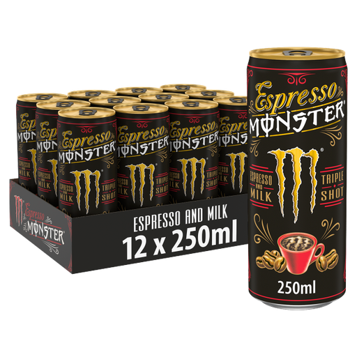 [Mons-All-SE-7030] Monster Espresso Cream 250ml x 12 (Can)