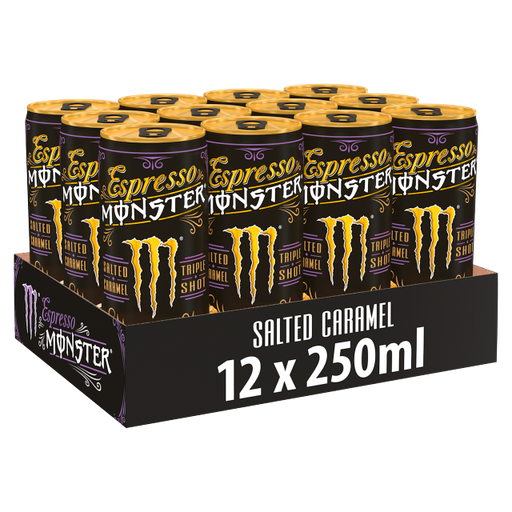[Mons-All-SE-7041] Monster Espresso Salted Caramel 250ml x 12 (Can)