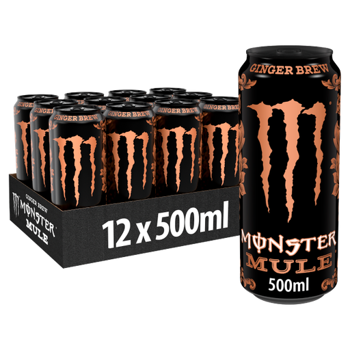 [Mons-All-SE-7050] Monster Mule Ginger Brew 500ml x 12 (Can)