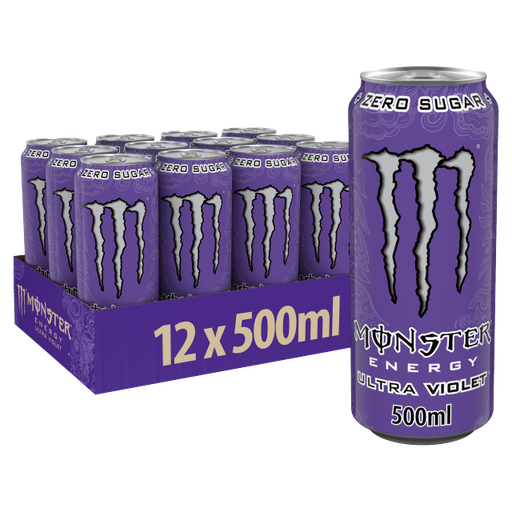 [Mons-All-SE-7026] Monster Ultra Violet 500ml x 12 (Can)