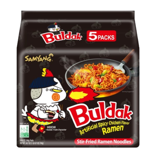 [Nood-All-SE-7097] Noodles Samyang Hot Chicken Multi NPM 140g 5s 8