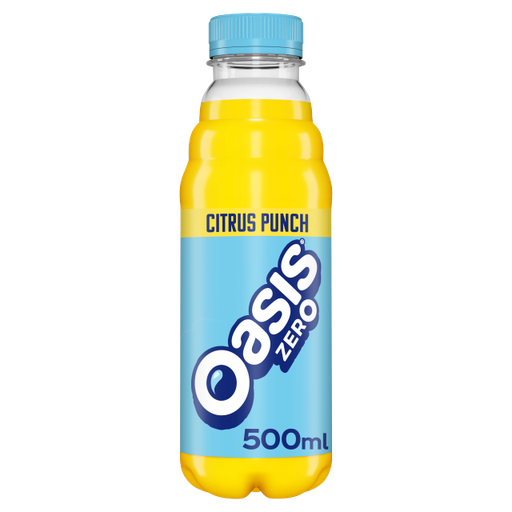 [Oasi-All-SE-7104] Oasis Citrus Punch ZERO 500ml x 12 (Bottle)