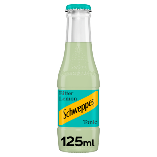 [Schw-All-SE-7233] Schweppes Bitter Lemon 125ml x 24 (Glass)
