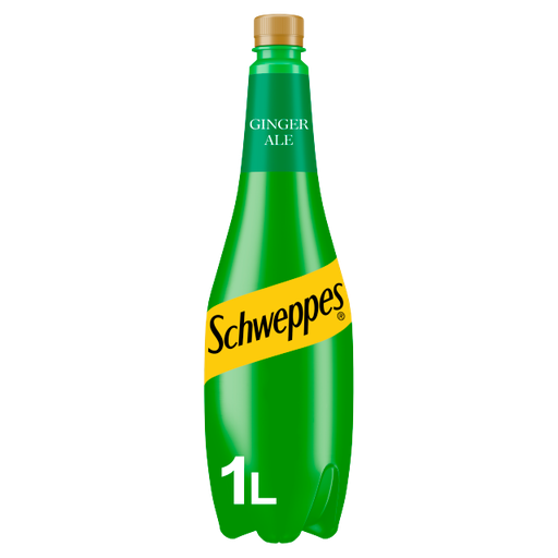 [Schw-All-SE-7250] Schweppes Canada Dry Ginger Ale 1L x 6 (Bottle)
