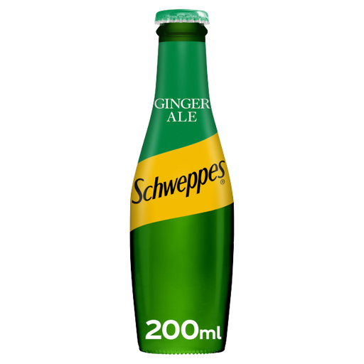 [Schw-All-SE-7251] Schweppes Canada Dry Ginger Ale 200ml x 24 (Glass)