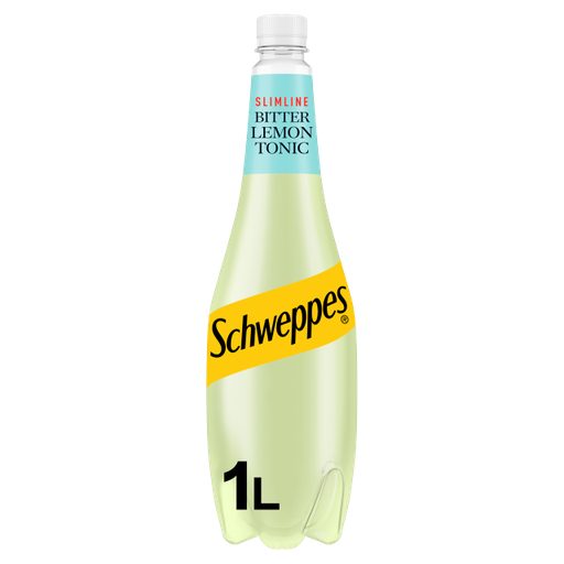 [Schw-All-SE-7245] Schweppes Diet Lemon Tonic 1L x 6 (Bottle)