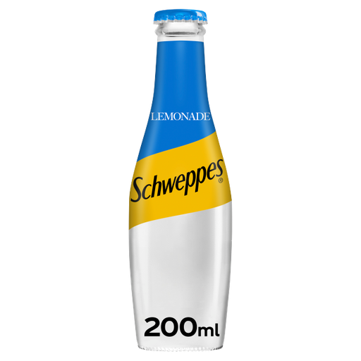 [Schw-All-SE-7252] Schweppes Lemonade 200ml x 24 (Glass)