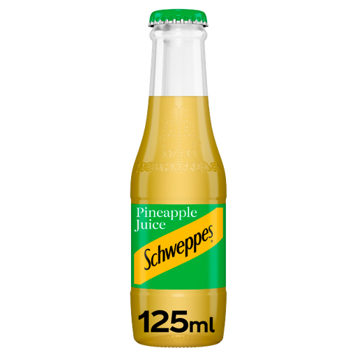 [Schw-All-SE-7237] Schweppes Pineapple 125ml x 24 (Glass)