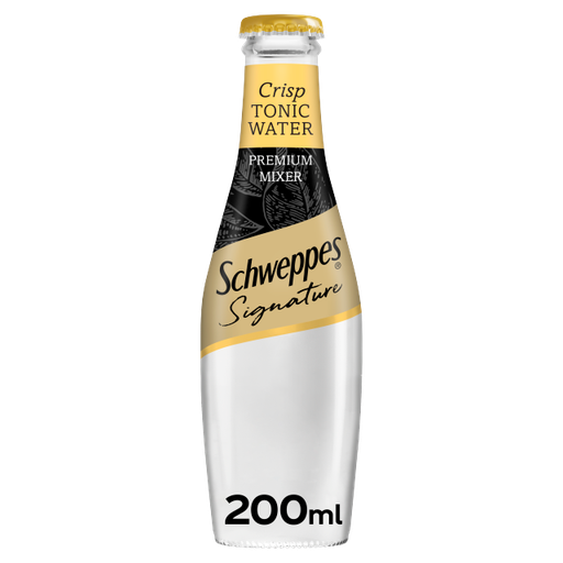 [Schw-All-SE-7258] Schweppes Signature Crisp Tonic Water 200ml x 24 - (Glass)