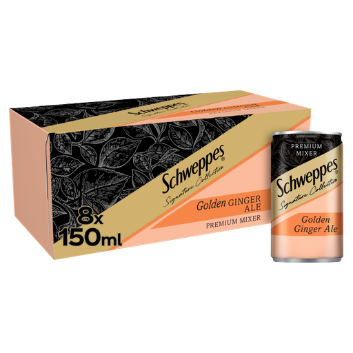 [Schw-All-SE-7206] Schweppes Signature Golden Ginger Ale 150ml 3x8pk (Can)