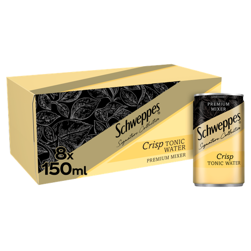 [Schw-All-SE-7204] Schweppes Signature Light Tonic Water 150ml 3x8pk (Can)