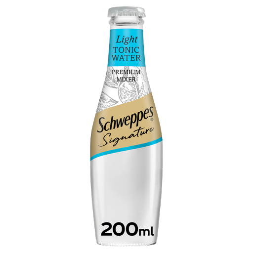 [Schw-All-SE-7259] Schweppes Signature Light Tonic Water 200ml x 24 (Glass)