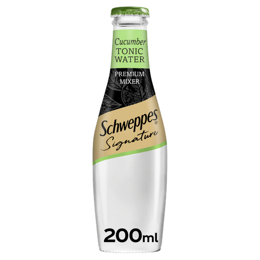[Schw-All-SE-7262] Schweppes Signature Tonic Water Cucumber 200ml x 12 (Glass)