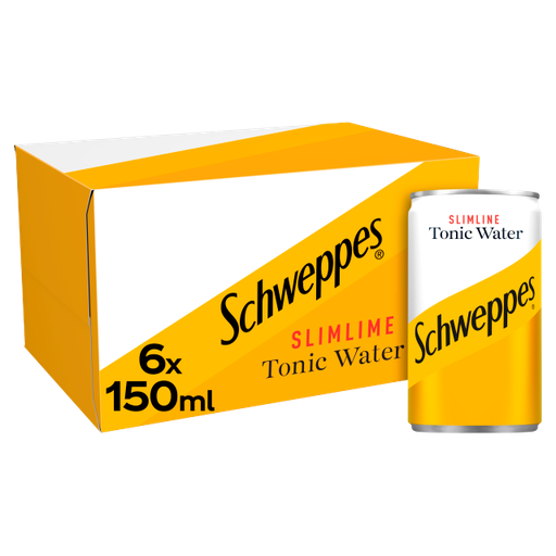 [Schw-All-SE-7227] Schweppes Slimline Tonic 150ml 4x6pk (Can)