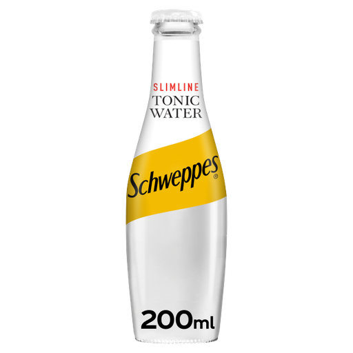 [Schw-All-SE-7255] Schweppes Slimline Tonic 200ml x 24 (Glass)