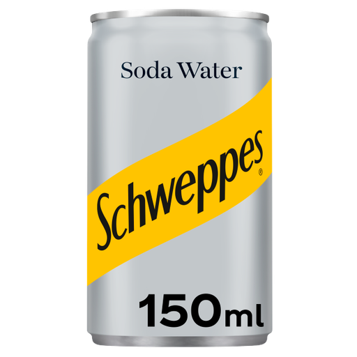 [Schw-All-SE-7208] Schweppes Soda Water 150ml x 24 (Can)