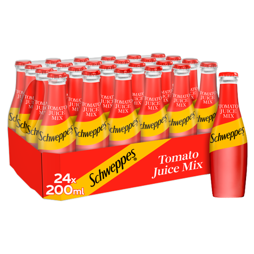 [Schw-All-SE-7240] Schweppes Tomato 200ml x 24 (Glass)