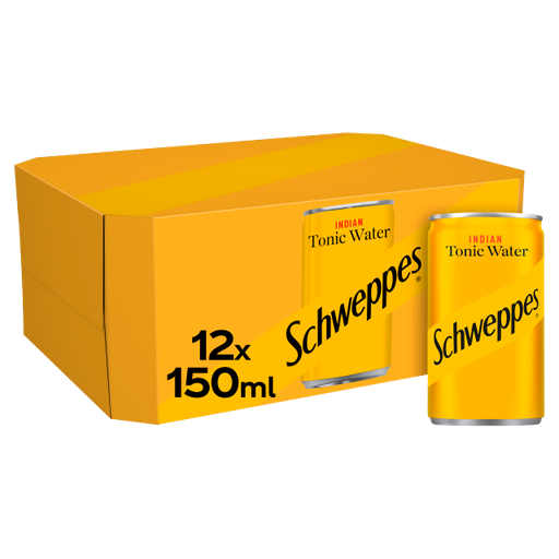 [Schw-All-SE-7215] Schweppes Tonic Water 150ml 2x12pk (Can)