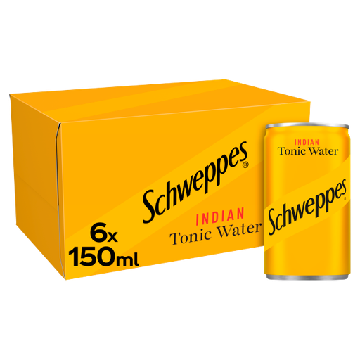 [Schw-All-SE-7226] Schweppes Tonic Water 150ml 4x6pk (Can)