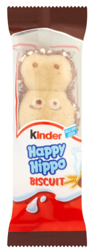 [Snac-All-SE-7330] Snacks Kinder Happy Hippo Milk and Cocoa Cream NPM 20.7g 28