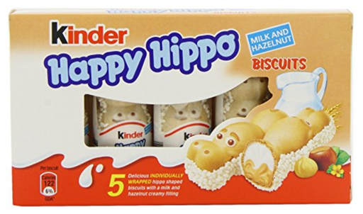 [Snac-All-SE-7413] Snacks Kinder Happy Hippo Milk and Hazelnut T.5 NPM 20.7g 10