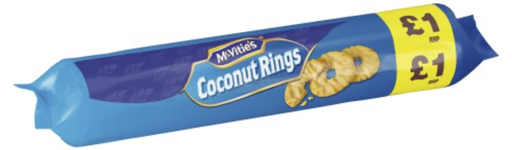 [Snac-All-SE-7318] Snacks McVities Coconut Rings PM 1.00 - 12
