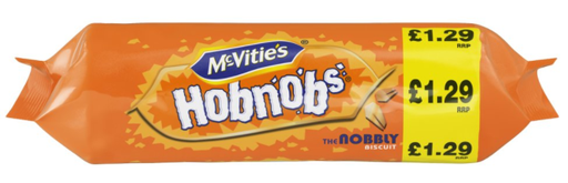 [Snac-All-SE-7424] Snacks McVities Hobnobs Original PM 1.29 300g 12