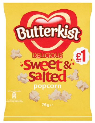 [Snac-All-SE-7331] Snacks Popcorn Butterkist Sweet and Salted PM 1.00 - 12