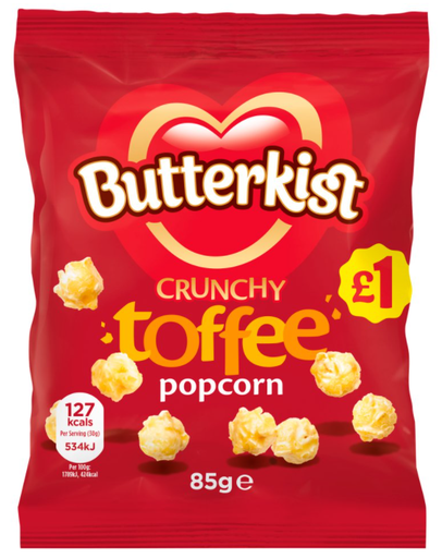 [Snac-All-SE-7332] Snacks Popcorn Butterkist Toffee PM 1.00 - 12
