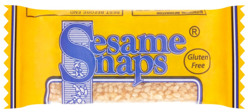 [Snac-All-SE-7416] Snacks Sesame Snaps NPM 30g 24