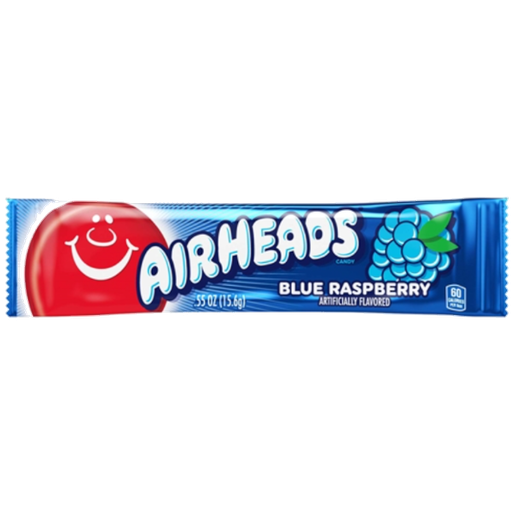 [Swee-All-SE-7526] Sweets & Candy Airheads Blue Raspberry NPM 15.6gm 36